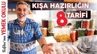 8 Çeşit KIŞA HAZIRLIK Tarifi  Kış Hazırlıkları Nasıl Yapılır  Mutlaka İzleyin [upl. by Airelav]