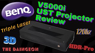 BenQ V5000i UST Projector Review [upl. by Atinuahs]