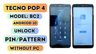 Tecno Pop 4 Hard Reset  Tecno BC2 Pattern Unlock without PC  Tecno Pop 4 Factory reset [upl. by Frasquito]