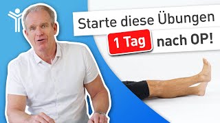 Schnell fit nach KnieTEP  5 Übungen für die ersten Tage nach OP [upl. by Mcdade291]