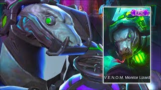 New Grock VENOM Monitor Lizard  Mobile Legends [upl. by Erihppas]