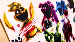 Drawing All Smiling Critters Deaths  Poppy Playtime Chapter 3 [upl. by Adriane]