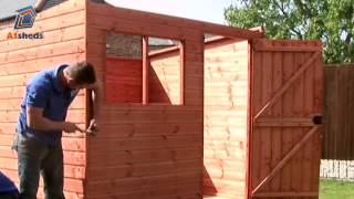 TGB Standard Pent Shed  Assembly Video [upl. by Arette]