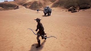 Conan Exiles Easy Hunting High Level Mobs [upl. by Negaem291]