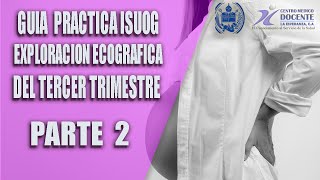 GUIA PRACTICA ISUOG Exploración Ecográfica Fetal del Tercer Trimestre del Embarazo  PARTE 2 [upl. by Carlyle317]