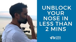 How To Unblock Nose Naturally In Minutes [upl. by Raquela]