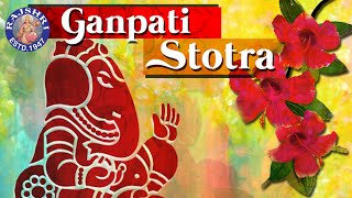 Ganpati Stotram With Lyrics  Pranamya Shirasa Devam  Sankat Nashak Ganesh Stotram  Rajshri Soul [upl. by Nilrac]