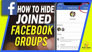 How to Hide Facebook Group  Hide Fb Group from Everyone  Facebook Privacy  Facebook Tricks 2022 [upl. by Perzan824]