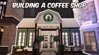 BUILDING A COFFEESHOP IN BLOXBURG  roblox [upl. by Burr]