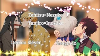 ☆Demon Slayer Reagindo a Tik Tok☆InoTanZenizukoYaoi•GC [upl. by Ococ]