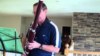 Jancourt Etude 6 for bassoon [upl. by Avilla136]