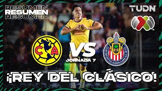 HIGHLIGHTS  América vs Chivas  Liga Mx AP2024  J7  TUDN [upl. by Enilrad990]