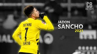 Jadon Sancho 2021  Sublime Dribbling Skills Goals amp Assists  Welcome To Manchester United HD [upl. by Dulla924]