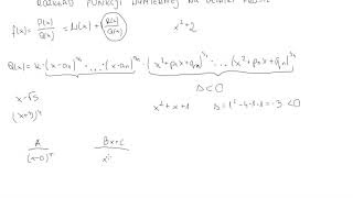 Rozkład funkcji wymiernej na ułamki proste teoria  przykład [upl. by Gentilis735]
