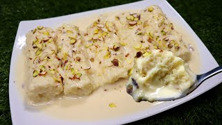 Bread Malai Dessert Recipe  Malai Rolls  10 Minutes Dessert  Quick amp Easy Dessert Recipe [upl. by Bowe]