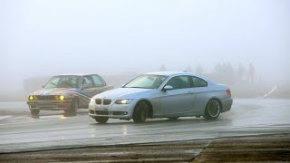 E92 335i vs E30 335i Drift Pôle Mécanique des Ardennes [upl. by Lunseth]