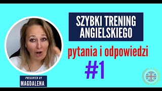 Szybki Trening Angielskiego A1A2  Pytania I Odpowiedzi  meeting 1 [upl. by Rattan]