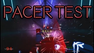 Actually playing The FitnessGram Pacer Test in Beat Saber [upl. by Eisele]