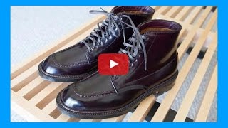 Alden Shell Cordovan Color 8 Indy Boots [upl. by Fornof]