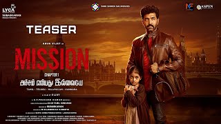 Mission Chapter 1 Teaser Tamil  Arun Vijay  Amy Jackson  Vijay  Subaskaran  Lyca Productions [upl. by Ystap]