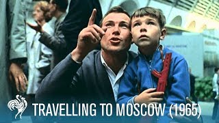 Travelling to Moscow ft Sir Laurence Olivier Robert Lang amp More 1965  British Pathé [upl. by Atteroc452]