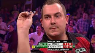 Kim Huybrechts 9dart finish [upl. by Loginov665]