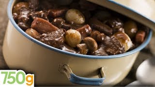 Recette du Boeuf Bourguignon  750g [upl. by Mchail423]