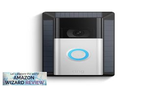 Ring Solar Charger for Video Doorbell 2nd Generation 2020 Release Review [upl. by Melva]