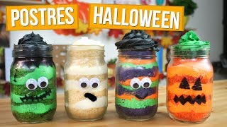 4 Postres Sin Horno Fáciles y Rápidos para Halloween  RebeO [upl. by Yahsed]