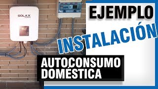 Instalacion solar autoconsumo domestica con inversor Solax Boost X150 [upl. by Anita87]