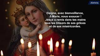 Récitation de la supplique à NotreDame du Rosaire de Pompéi [upl. by Dimitris]