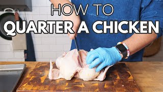 How To Quarter A Chicken and Break it down [upl. by Hall]