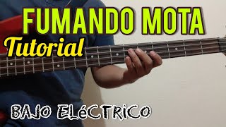 FUMANDO MOTA  Tutorial Bajo Eléctrico con Adornos  Los Lara [upl. by Naloj97]