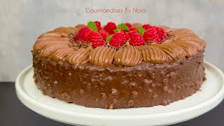 SANS GLUTEN  MOELLEUX ET FONDANT  SUPER GATEAU AU CHOCOLAT FRAMBOISE [upl. by Bashemeth]