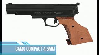 Gamo Compact 45mm Luchtdrukpistool [upl. by Aneeuqal807]