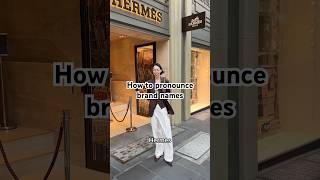 How to pronounce brand names whatpeoplewear fashion streetoutfit brandname melbourne outfit [upl. by Acsehcnarf]