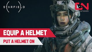 How to Equip a Helmet in Starfield [upl. by Georglana]