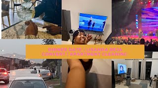 Dinner date  Lusanda Beja concert  Cleaning the house  weekly vlog [upl. by Kunz]