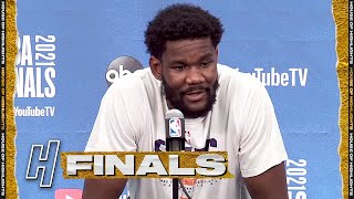 DeAndre Ayton Full Interview  Game 1 Preview  2021 NBA Finals Media Availability [upl. by Emera]