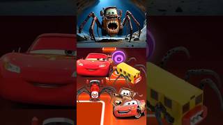 Lightning McQueen vs Cars Mater vs Lightning McQueen Eater vs Cars Doc Hudson Eater vs Jackson Storm [upl. by Claybourne]