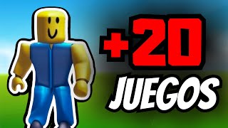 RECOMENDANDO MAS DE 20 JUEGOS DE ROBLOX 😎 [upl. by Eelydnarb676]