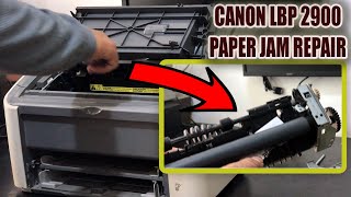 Canon LBP 2900 Printer Paper Jam Repair [upl. by Atinihs367]