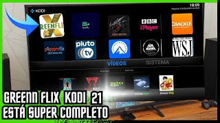 Atenção Greenn Flix for Kodii Descubra essa incrível plataforma de streaming no seu Kodii✨🎇🎉🎆 [upl. by Yrrol]