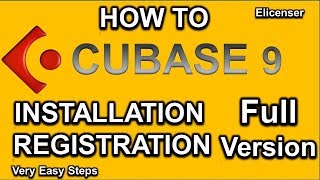 HOW TO  Install amp Activate Cubase 9  Elicenser Cubase 9  Cubase Elements 9 Install amp Activate [upl. by Anavlys]