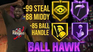 2k24 This Glitchy 67 quotBall Hawkquot w99 Steal Is A Demigod Best Iso quotBall Hawkquot Build [upl. by Accebar]