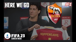 FIFA 23 AS ROMA CAREER MODE  ULTRA REALISTIC amp CHALLENGING MANUAL SETTINGS  SLIDERS amp MORE [upl. by Eugatnom496]