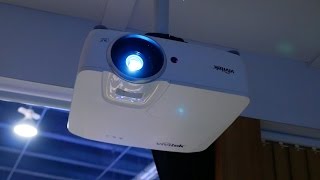 Vivitek HK2288 4K DLP Projector at CES [upl. by Weissman]