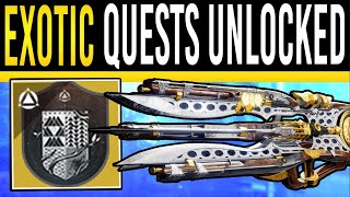 Destiny 2 ALL FINAL SHAPE EXOTIC QUESTS  Everything You Need to Get Them NOW Post Campaign [upl. by Baram830]