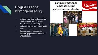 §27 Globalisering cultureel bekeken [upl. by Nnyla]