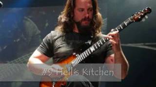 Top 10 Solos of John Petrucci [upl. by Sawyor]